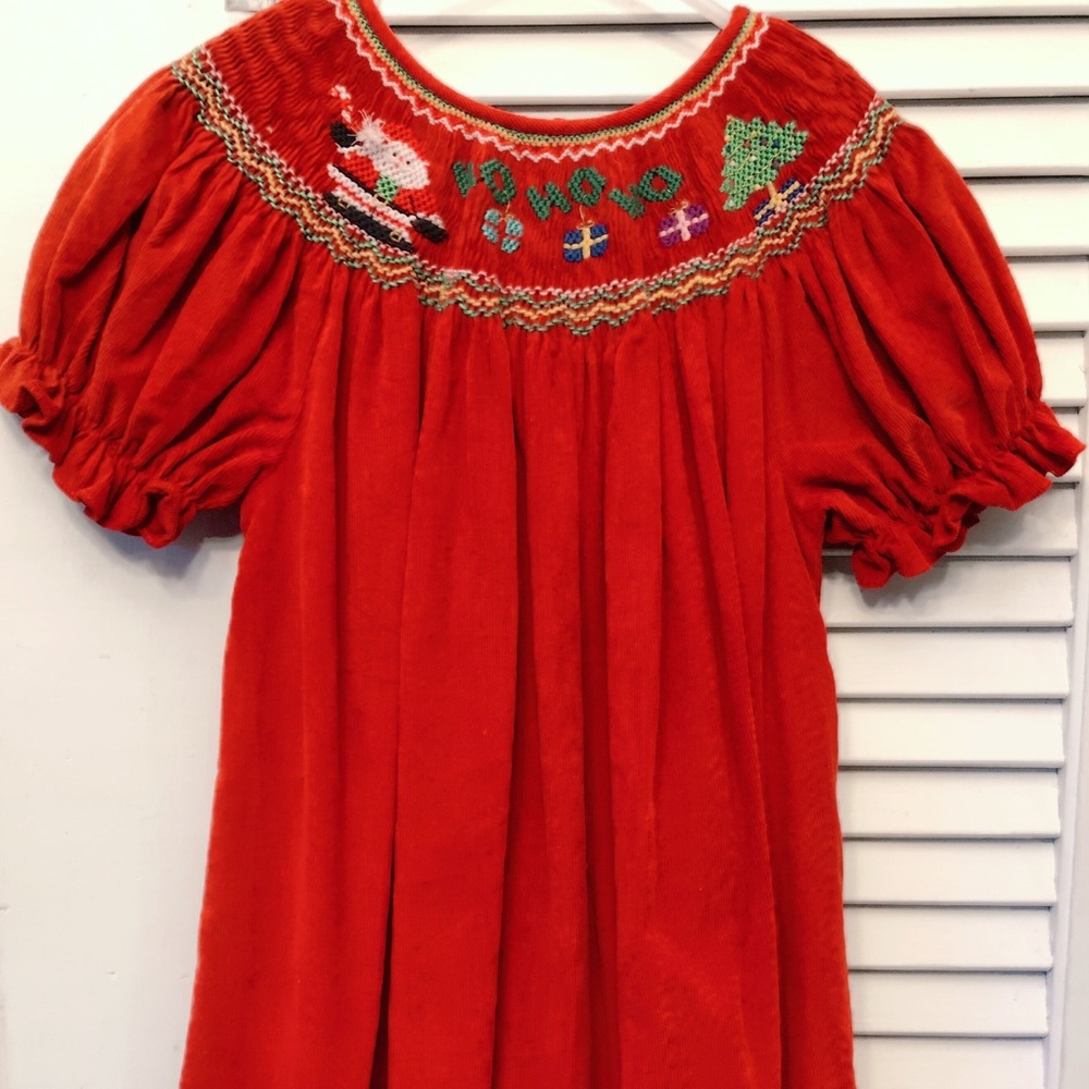Rosalina Smocked Christmas Dress